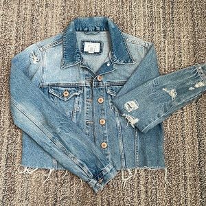 Forever 21 cropped Denim Jacket